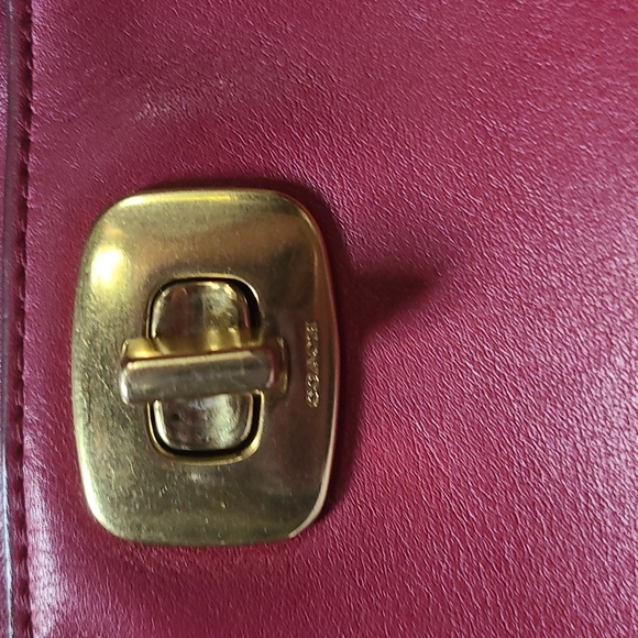 ❤️ Coach Legacy Chelsea Carryall #25359 Gorgeous Raspberry - Picture 10 of 16